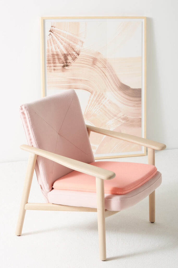Fauteuil Paleta rose BOSC