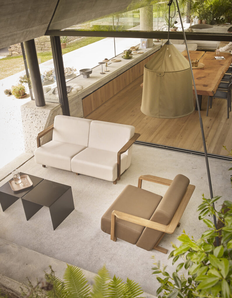 Canapé et fauteuil Concha by BOSC