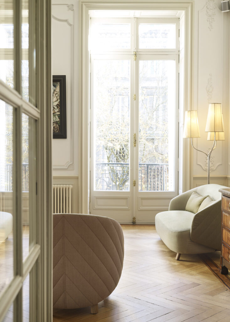 Canapé Concha et fauteuil Concha XL by BOSC - Appartement Bordeaux